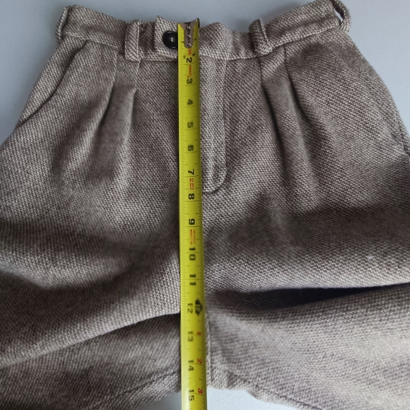 ba&sh 100% Wool Warm Lined Double Pleated Straight Leg Tan Pants Size S - Picture 12 of 16
